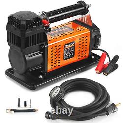 ALL-TOP Heavy Duty Portable 12V Air Compressor Kit Inflate 180L 6.35Ft³/Min Max