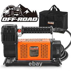 ALL-TOP Heavy Duty Portable 12V Air Compressor Kit Inflate 180L 6.35Ft³/Min Max