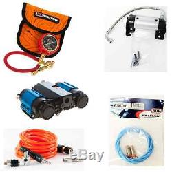 ARB 5-Piece Kit EZ Deflator/Hose/Airline/Manifold/12 Volt Twin Air Compressor