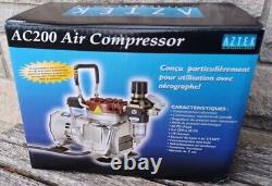 AZTEK Master Professional AC200 Air Compressor for Airbrush NEW Model Kits