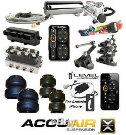 AccuAir Auto Level FBSS Kit iLevel eLevel VU4 Viair 444C Air Lift Bags 2-ALB