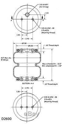 AccuAir Auto Level FBSS Kit iLevel eLevel VU4 Viair 444C Air Lift Bags 2-ALB