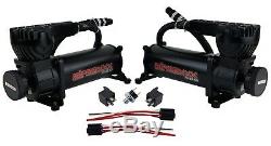 Accuair endo-vt e-level airmaxxx black 580 dual pack air compressors wiring kit