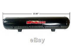 AirMaxxx 480 Dual Chrome Compressors 5 Gallon Tank Air Bag Suspension 200psi Kit