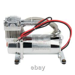 Air Compressor 12V Permanent Magnetic Motor Hose Kit For Train Horns 200 Psi