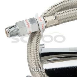 Air Compressor 12V Permanent Magnetic Motor Hose Kit For Train Horns 200 Psi