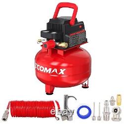 Air Compressor 3 Gallon Portable Pancake Oil-free Tank with 11 PCS Accessorie