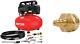 Air Compressor, 6 Gallon, Pancake, Oil-free With 13 Piece Accessory Kit