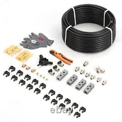 Air Compressor Accessories Kit 1/2 x 100 feet HDPE Aluminum Compressed Air