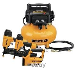 Air Compressor Combo Kit, 3-Tool BOSTITCH (BTFP3KIT) New In Box