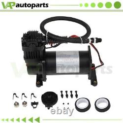 Air Compressor Kit For Train Horns Air Horn Air Suspension Black With 12V system