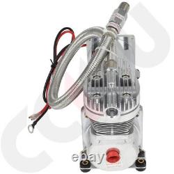 Air Compressor Kit For Train Horns Air Horn Air Suspension Kit Silver 3/8 NPT
