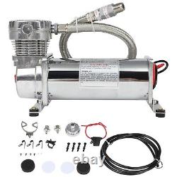 Air Compressor Kit For Train Horns Air Horn Suspension Kit 12V 12.57LB 3/8 NPT