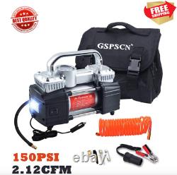 Air Compressor Kit Portable RV SUV Truck High Volume Off Road Inflate Tires NEW