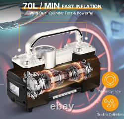 Air Compressor Kit Portable RV SUV Truck High Volume Off Road Inflate Tires NEW