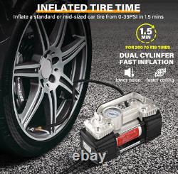Air Compressor Kit Portable RV SUV Truck High Volume Off Road Inflate Tires NEW