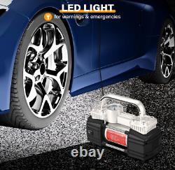 Air Compressor Kit Portable RV SUV Truck High Volume Off Road Inflate Tires NEW