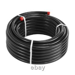 Air Compressor Line Kit 3/4'' x 100FT HDPE/Aluminum Shop Air Piping System Black