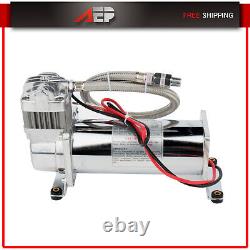 Air Compressor Permanent Magnetic Motor Hose Kit 12V 200 Psi For Train Horns
