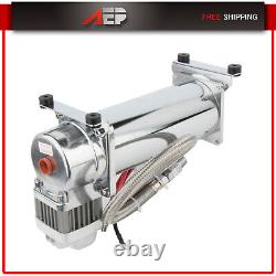 Air Compressor Permanent Magnetic Motor Hose Kit 12V 200 Psi For Train Horns