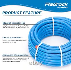 Air Compressor Tubing Kit 3/4 X 100Ft HDPE Aluminum Piping System Shop Air Hose