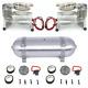 Air Compressor And 3 Gallon Air Tank1/4 Npt Ports For Air Suspension Pneumatic