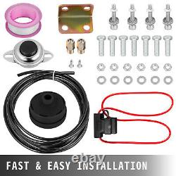 Air Horn Truck Train Horns Kit 12 Volt with 2L Air Compressor 3 Trumpet 135db