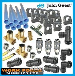 Air Line Fittings-JG-Workshop Air Line-9m Kit-Air Compressor Air