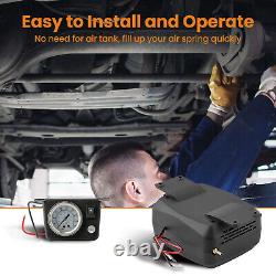 Air Spring Bag Tow Assist & Compressor Kit For Ford F150 2WD 4WD 2015-2023