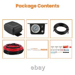 Air Spring Bag Tow Assist & Compressor Kit For Ford F150 2WD 4WD 2015-2023