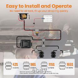 Air Spring Bag Tow Assist & Compressor Kit For Ford F150 2WD 4WD 2015-2023