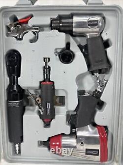 Air Tool and Accessories Kit 71 Piece Impact Wrench Air Ratchet Die Grinder