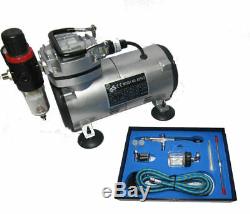 Airbrush Kit + Airbrush Compressor Air Brush Compressor 134k Air Brush Kit