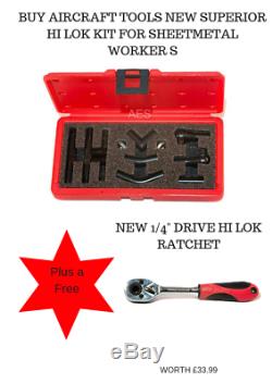 Aircraft / Aerospace Tools New Superior Hi Lok Kit For Sheetmetal Workers