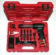 Aircraft Tools Deluxe 737 Red Box 4x Rivet Gun Kit With Blocks & Snaps