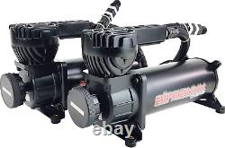 Airmaxxx 2 Black 580 Air Ride Suspension Compressors 165 psi On Pressure Switch