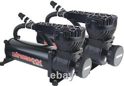 Airmaxxx 2 Black 580 Air Ride Suspension Compressors 165 psi On Pressure Switch