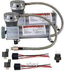 Airmaxxx 400 Pewter Air Compressors 5 Gallon Tank 150/180 psi Air Suspension Kit