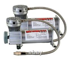 Airmaxxx 400 Pewter Air Compressors 5 Gallon Tank 150/180 psi Air Suspension Kit