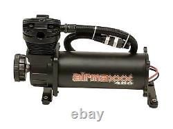 Airmaxxx Black 480 Air Compressor 120 psi Off with Air Filter Relocate Kit