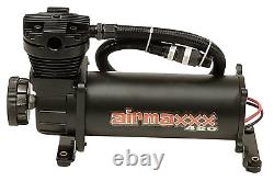 Airmaxxx Black 480 Air Compressor 150 psi Off with Air Filter Relocate Kit