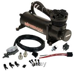 Airmaxxx Black 480 Air Compressor 200 psi Off with Air Filter Relocate Kit