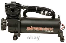 Airmaxxx Black 480 Air Compressor 200 psi Off with Air Filter Relocate Kit