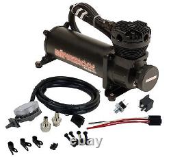 Airmaxxx Black 480 Air Compressor 200 psi Off with Air Filter Relocate Kit