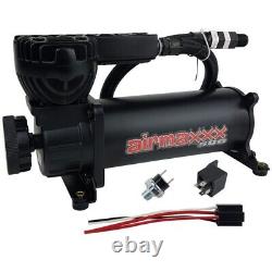 Airmaxxx Black 480 Air Compressor Kit with Air Intake Filter Relocator 180 psi