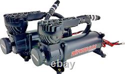 Airmaxxx Dual Black 580 Compressors 120/150 Pressure Switch Air Ride Suspension