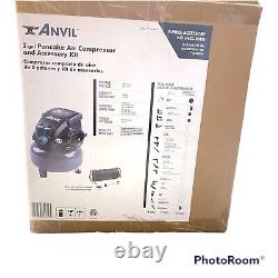 Anvil 2G Pancake Air Compressor With 7-piece Accessories Kit Good Condition