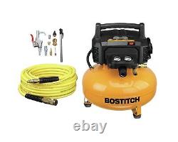 BOSTITCH Air Compressor Kit, Oil-Free, 6 Gallon, 150 PSI (BTFP02012-WPK)