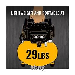 BOSTITCH Air Compressor Kit, Oil-Free, 6 Gallon, 150 PSI (BTFP02012-WPK)