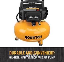BOSTITCH Air Compressor Kit, Oil-Free, 6 Gallon, 150 PSI (BTFP02012-WPK) New